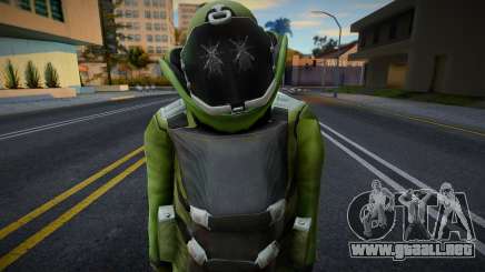 Bulldozer from PAYDAY2 (Green) para GTA San Andreas