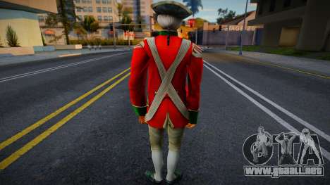 Marines británicos (siglo 18) v7 para GTA San Andreas