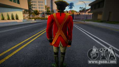 Marines ingleses (siglo 18) v14 para GTA San Andreas