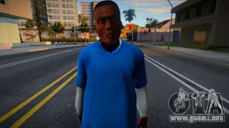 Franklin v2 GTA 5 to GTA SA para GTA San Andreas