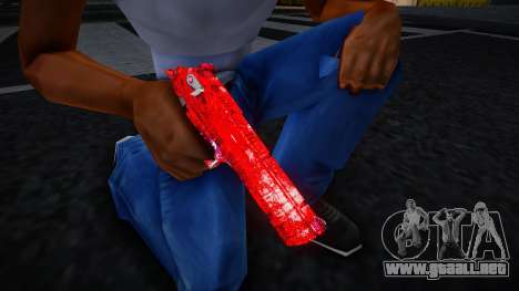 Cuarzo rojo Deagle para GTA San Andreas