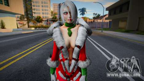 Mujer en navidad 3 para GTA San Andreas