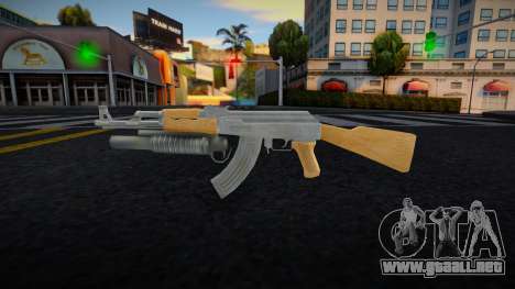 AK47 with M203 para GTA San Andreas