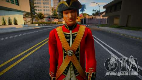 Marines ingleses (siglo 18) v14 para GTA San Andreas