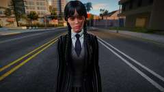 Wednesday Addams - Nevermore Uniform para GTA San Andreas