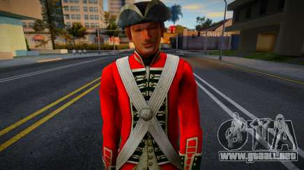 Marines británicos (siglo 18) v16 para GTA San Andreas