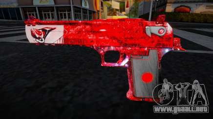 Cuarzo rojo Deagle para GTA San Andreas