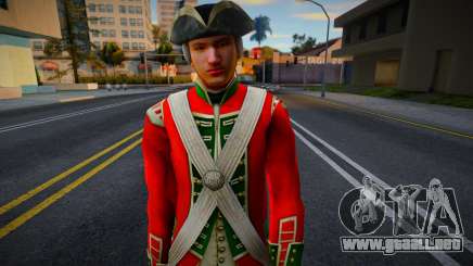 Marines británicos (siglo 18) v7 para GTA San Andreas