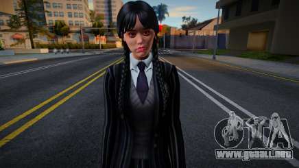 Wednesday Addams - Nevermore Uniform para GTA San Andreas