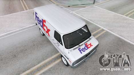 GMC G1500 Cargo Van FedEx Express Delivery para GTA San Andreas