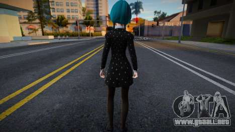 Hatsune Miku Wednesday Addams Cosplay v2 para GTA San Andreas