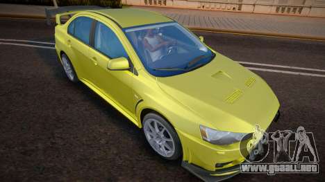 Mitsubishi Lancer X (CCD Diamond) para GTA San Andreas