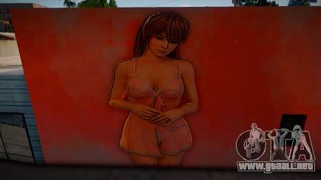 Mural Kazumi Sexi para GTA San Andreas