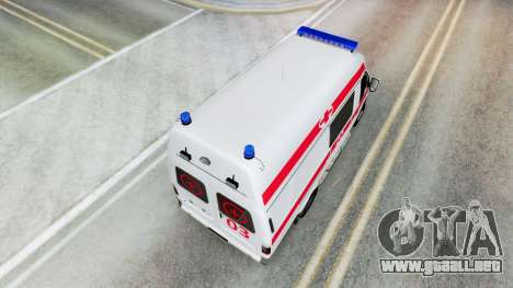 GAZ-3221 Ambulancia Gazelle para GTA San Andreas
