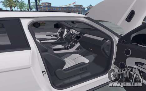 Range Rover Evoque Coupe para GTA San Andreas