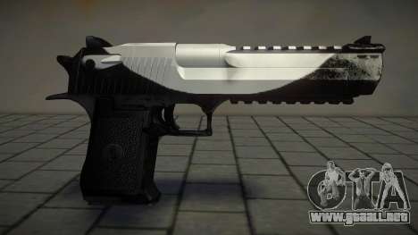 Sharped Zebra Desert Eagle para GTA San Andreas