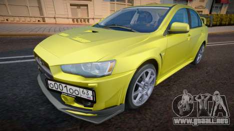 Mitsubishi Lancer X (CCD Diamond) para GTA San Andreas