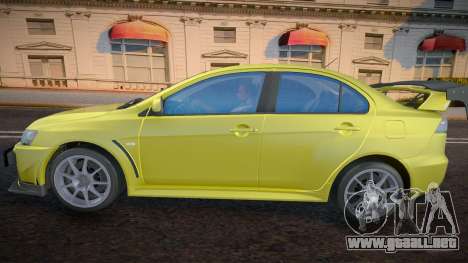 Mitsubishi Lancer X (CCD Diamond) para GTA San Andreas