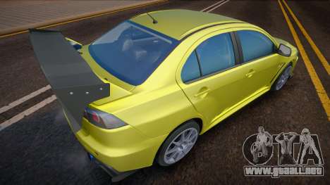 Mitsubishi Lancer X (CCD Diamond) para GTA San Andreas