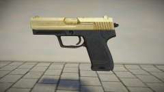 HK USP.45 ACP Gold from Stalker para GTA San Andreas