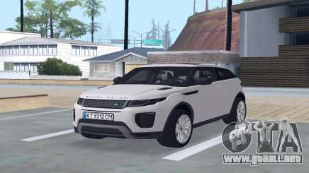 Range Rover Evoque Coupe para GTA San Andreas