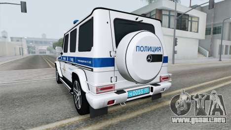 Mercedes-Benz G 55 AMG Policía (W463) 2008 para GTA San Andreas