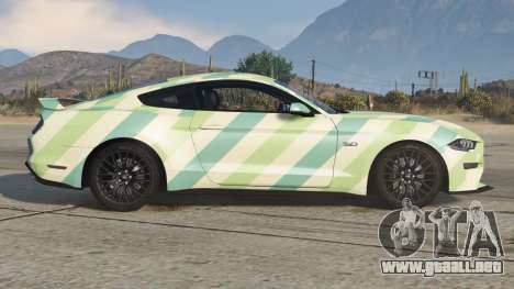 Ford Mustang GT Green White