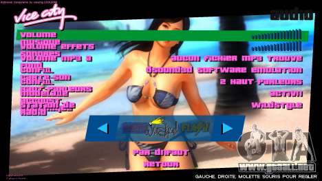 Dead Or Alive Menu 2 para GTA Vice City