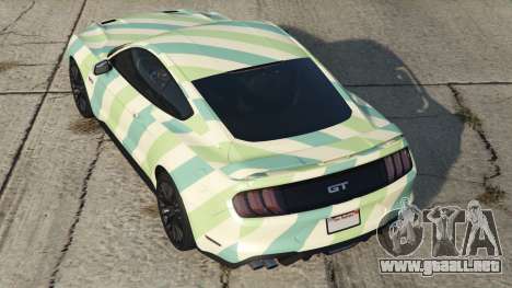 Ford Mustang GT Green White