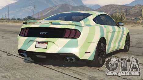 Ford Mustang GT Green White