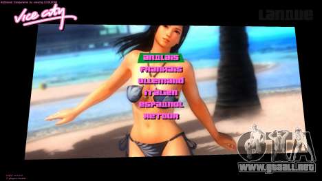 Dead Or Alive Menu 2 para GTA Vice City