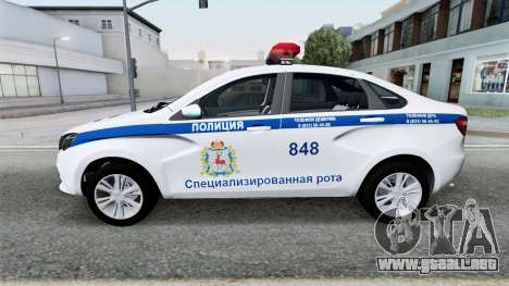 Lada Vesta Police (GFL) 2015 para GTA San Andreas