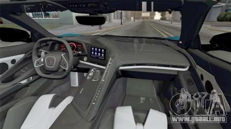 Chevrolet Corvette Stingray Convertible 2021 para GTA San Andreas