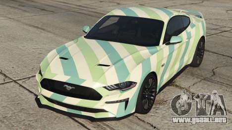 Ford Mustang GT Green White