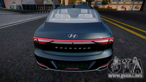 Hyundai Grandeur 2021 CCD para GTA San Andreas