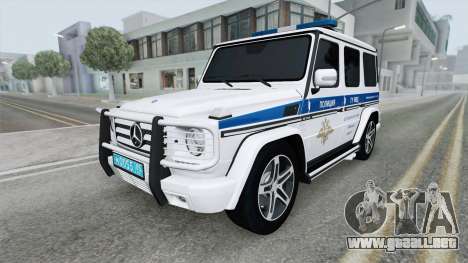 Mercedes-Benz G 55 AMG Policía (W463) 2008 para GTA San Andreas