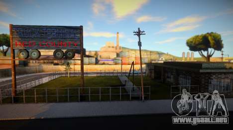 HQ Truck Terminal Red County 1.0 para GTA San Andreas