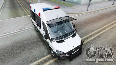 Mercedes-Benz Sprinter Police (Br.906) 2012 para GTA San Andreas