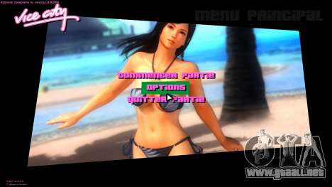 Dead Or Alive Menu 2 para GTA Vice City