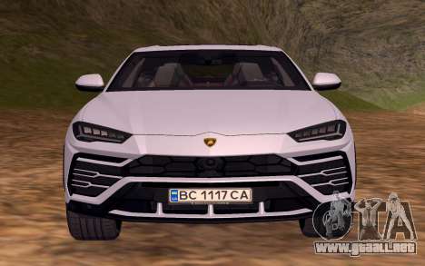 Lamborghini Urus 2020 para GTA San Andreas