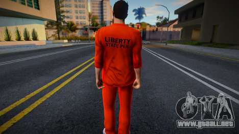 GTA III - Claude Speed HD Prisoner para GTA San Andreas
