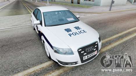 Audi A6 Sedan China Police (C6) 2005 para GTA San Andreas