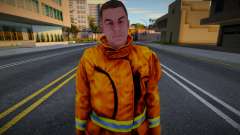 HD Fireman From GTA V para GTA San Andreas