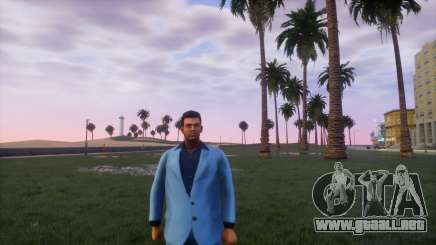 Traje azul claro para GTA Vice City Definitive Edition