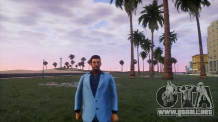 Traje azul claro para GTA Vice City Definitive Edition