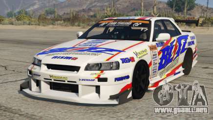 Nissan Skyline Uras Type-GT Drift S8 [Add-On] para GTA 5