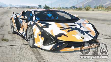 Lamborghini Sian Topaz para GTA 5