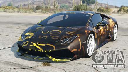 Lamborghini Huracan Satin Sheen Gold para GTA 5