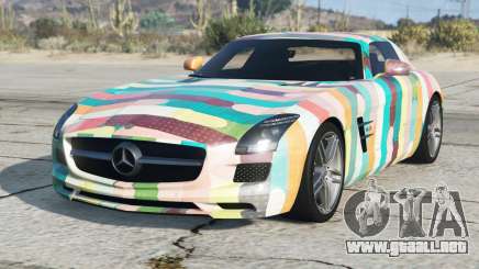 Mercedes-Benz SLS 63 Tiffany Blue para GTA 5