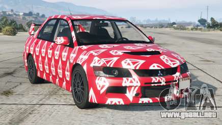 Mitsubishi Lancer Evolution IX Crayola Red para GTA 5